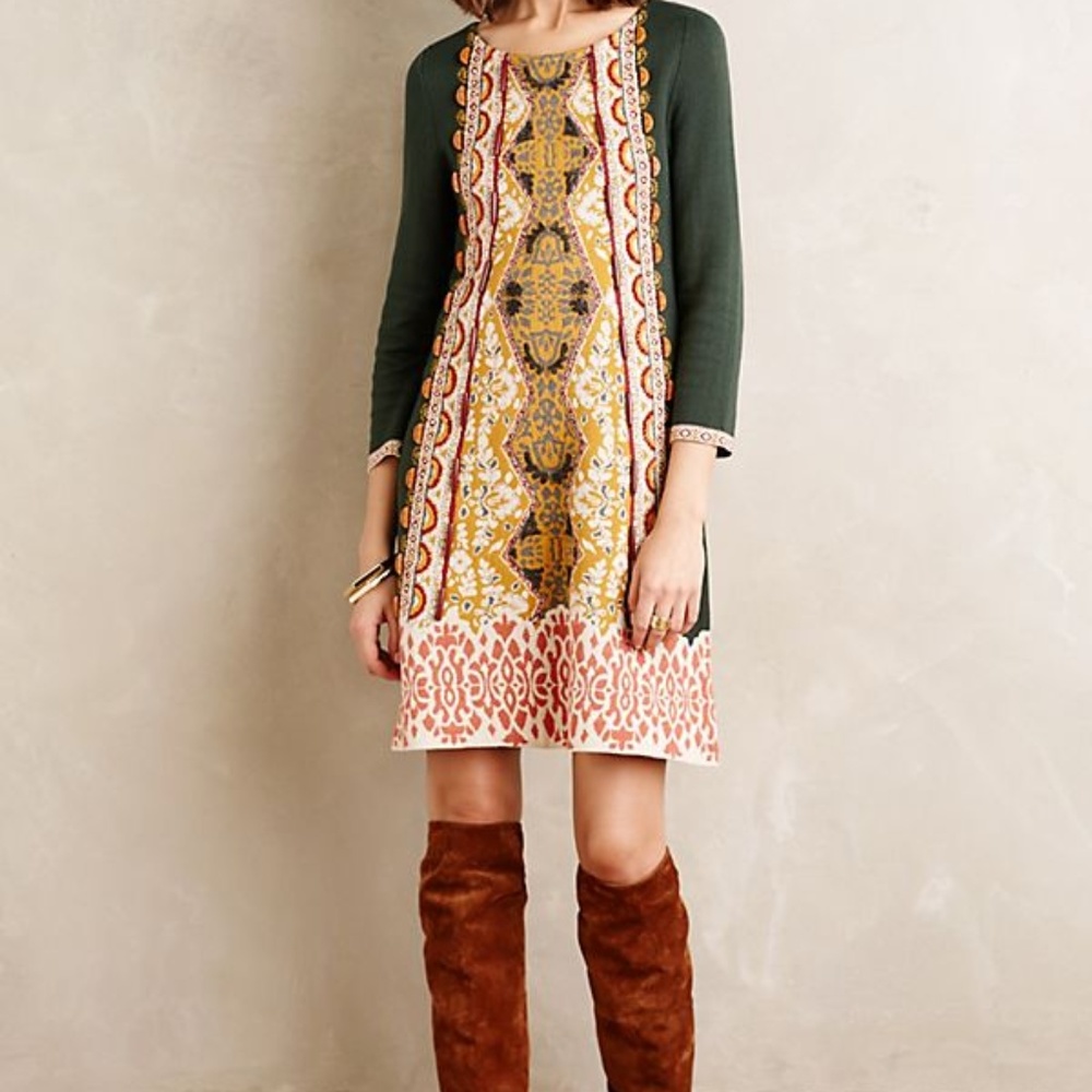 Anthropologie SweaterKnit Lanka Tunic Dress